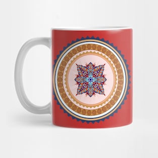 Meditation - I Love Meditation Mandala Circle Mug